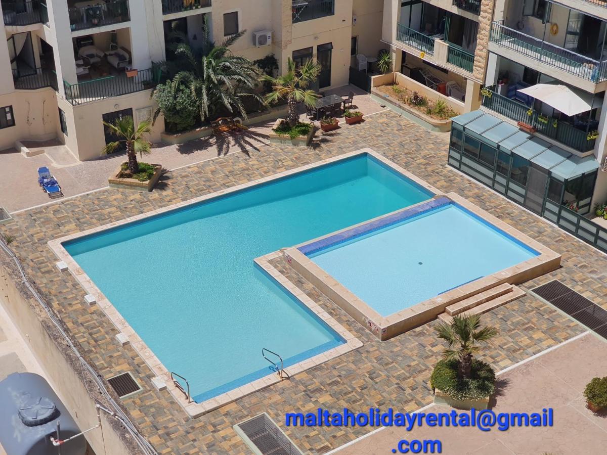 Pretty 2 Bedroom With Shared Pool Apartment St. Paul's Bay